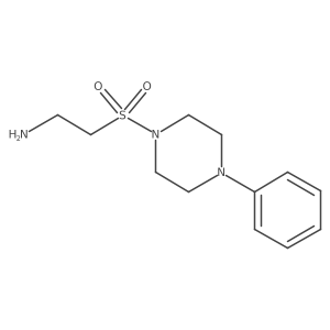 (2-[(4-Phenylpiperazin-1-YL)sulfonyl]ethyl)amine Structure