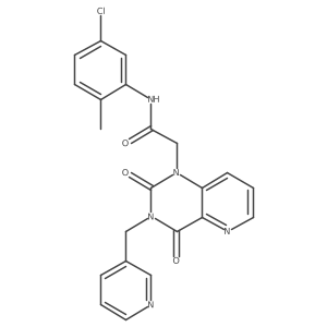 N-(5-chloro-2-methylphenyl)-2-(2,4-dioxo-3-(pyridin-3-ylmethyl)-3,4-dihydropyrido[3,2-d]pyrimidin-1(2H)-yl)acetamide结构式