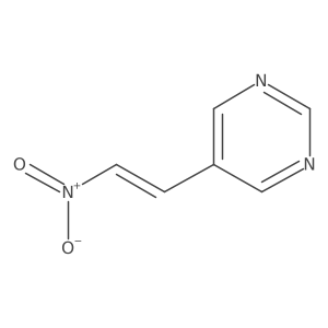 5-(2-Nitroethenyl)pyrimidine结构式