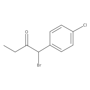 2-Butanone, 1-bromo-1-(4-chlorophenyl)- Structure