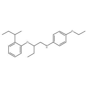 N-{2-[2-(Sec-butyl)phenoxy]butyl}-4-ethoxyaniline Structure