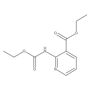 Ethyl 2-ethoxycarbonylaminonicotinate Structure