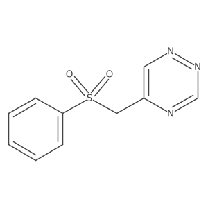 5-[(Phenylsulfonyl)methyl]-1,2,4-triazine Structure