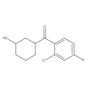1-(2-Chloro-4-fluorobenzoyl)piperidin-3-ol Structure