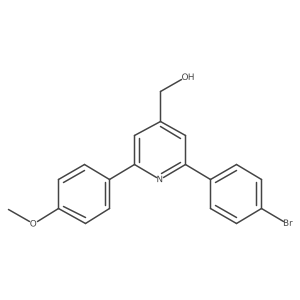 (2-(4-Bromophenyl)-6-(4-methoxyphenyl)pyridin-4-yl)methanol结构式