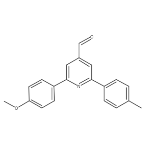 2-(4-Methoxyphenyl)-6-p-tolylpyridine-4-carbaldehyde结构式
