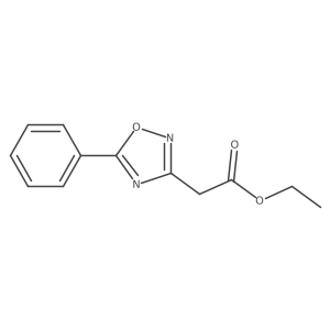 Ethyl 2-(5-phenyl-1,2,4-oxadiazol-3-yl)acetate Structure
