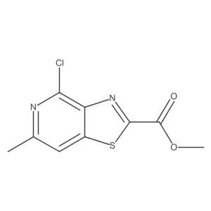 Thiazolo[4,5-c]pyridine-2-carboxylic acid,4-chloro-6-methyl-,methyl ester Structure
