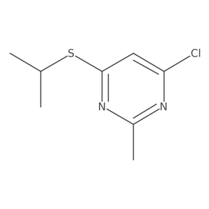 4-Chloro-6-(isopropylthio)-2-methylpyrimidine结构式