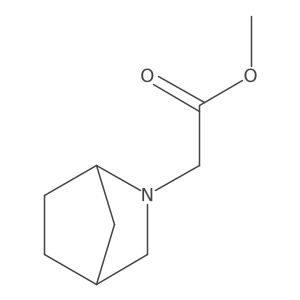 Methyl 2-(2-aza-bicyclo[2.2.1]heptan-2-yl)acetate结构式