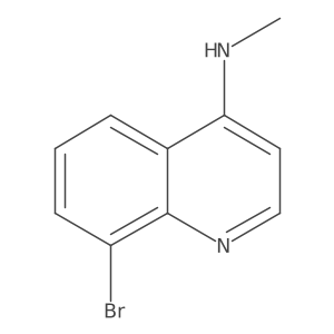 8-bromo-N-methylquinolin-4-amine Structure