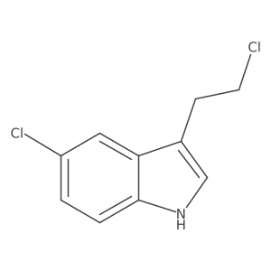 5-Chloro-3-(2-chloroethyl)-1H-indole Structure