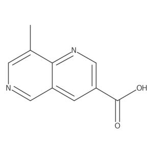 8-Methyl-1,6-naphthyridine-3-carboxylic acid Structure