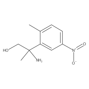 2-Amino-2-(2-methyl-5-nitrophenyl)propan-1-ol Structure