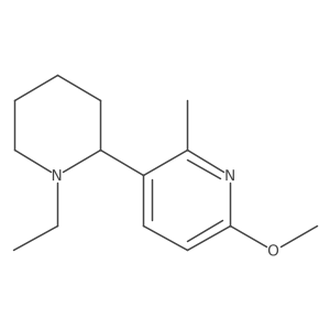 3-(1-Ethylpiperidin-2-yl)-6-methoxy-2-methylpyridine结构式