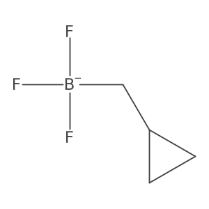 (Cyclopropylmethyl)trifluoroborate结构式
