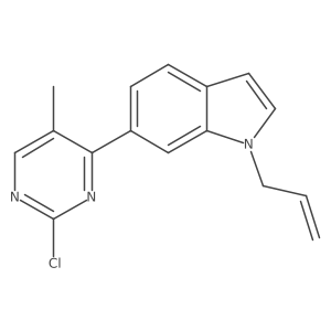 1-allyl-6-(2-chloro-5-methylpyrimidin-4-yl)-1H-indole Structure