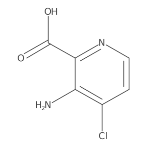 3-Amino-4-chloropicolinic acid Structure