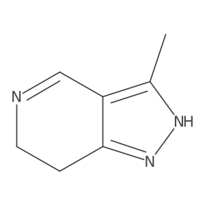3-methyl-6,7-dihydro-2H-pyrazolo[4,3-c]pyridine Structure