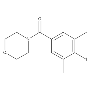 (4-Iodo-3,5-dimethylphenyl)(morpholino)methanone Structure