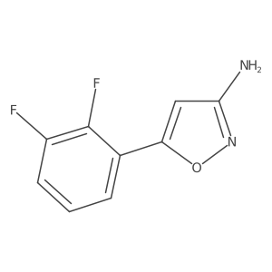 5-(2,3-Difluorophenyl)-1,2-oxazol-3-amine Structure