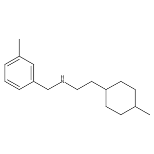 [2-(4-Methylcyclohexyl)ethyl][(3-methylphenyl)methyl]amine Structure
