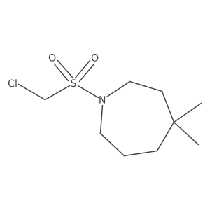 1-Chloromethanesulfonyl-4,4-dimethylazepane Structure