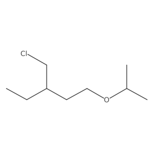 3-(Chloromethyl)-1-isopropoxypentane Structure