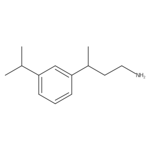 3-[3-(Propan-2-yl)phenyl]butan-1-amine结构式