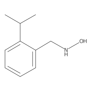 N-{[2-(propan-2-yl)phenyl]methyl}hydroxylamine Structure