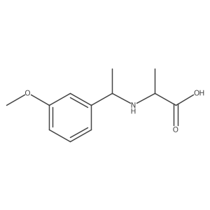 (1-(3-Methoxyphenyl)ethyl)alanine结构式