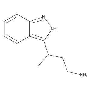 3-(1H-indazol-3-yl)butan-1-amine Structure
