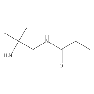 N-(2-amino-2-methylpropyl)propanamide Structure