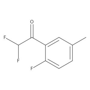 2,2-Difluoro-1-(2-fluoro-5-methylphenyl)ethanone Structure