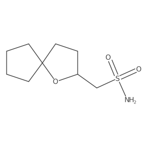 {1-Oxaspiro[4.4]nonan-2-yl}methanesulfonamide Structure