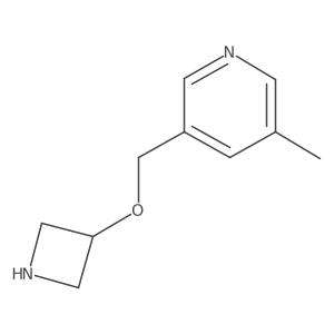3-[(Azetidin-3-yloxy)methyl]-5-methylpyridine结构式