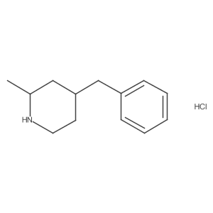 4-Benzyl-2-methylpiperidine hydrochloride Structure