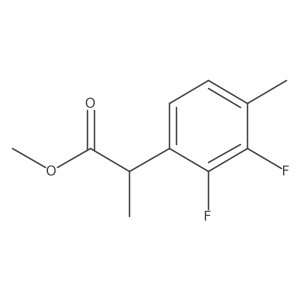 Methyl 2-(2,3-difluoro-4-methylphenyl)propanoate结构式