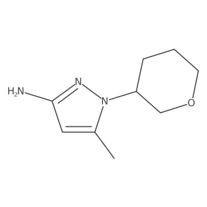 5-Methyl-1-(oxan-3-yl)-1H-pyrazol-3-amine Structure