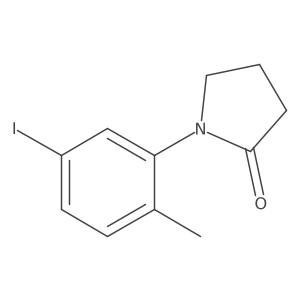 1-(5-Iodo-2-methylphenyl)-2-pyrrolidinone Structure