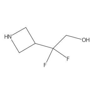 2-(Azetidin-3-yl)-2,2-difluoroethan-1-ol Structure