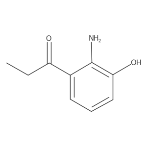 1-(2-Amino-3-hydroxyphenyl)propan-1-one结构式