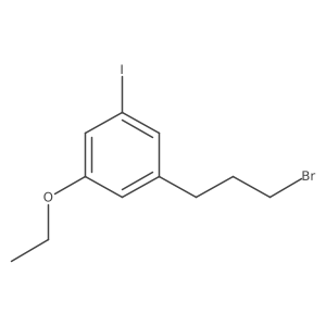 1-(3-Bromopropyl)-3-ethoxy-5-iodobenzene结构式