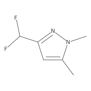 3-(Difluoromethyl)-1,5-dimethyl-1H-pyrazole Structure