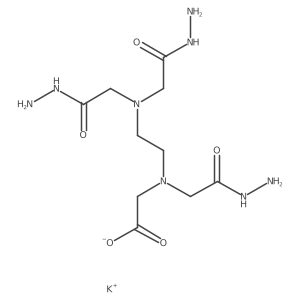 Glycine, N,N'-1,2-ethanediylbis(N-(2-hydrazino-2-oxoethyl)-, dihydrazide, dipotassium salt Structure