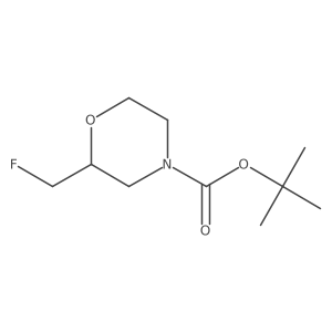 Tert-butyl 2-(fluoromethyl)morpholine-4-carboxylate Structure