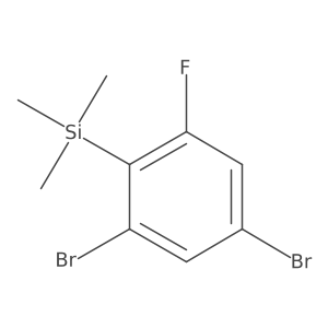 1,5-Dibromo-2-(trimethylsilyl)-3-fluorobenzene Structure