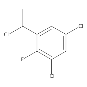 1,5-Dichloro-3-(1-chloroethyl)-2-fluorobenzene Structure