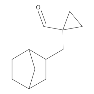 1-{Bicyclo[2.2.1]heptan-2-ylmethyl}cyclopropane-1-carbaldehyde Structure