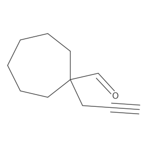 1-(Prop-2-yn-1-yl)cycloheptane-1-carbaldehyde Structure
